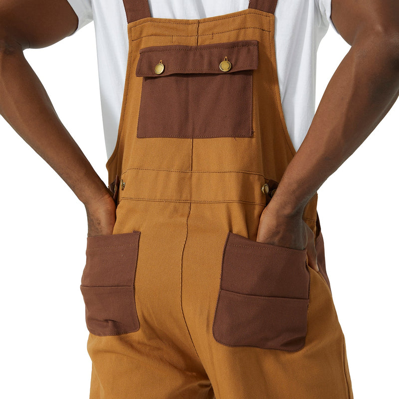 Classic Retro Straight Leg Overalls - Men's