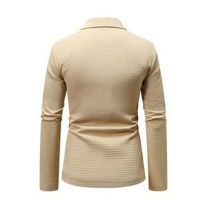 Men's Classic Casual Slim Fit Single Breasted Waffle Blazer
