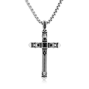 Retro Casual Personality Cross Necklace