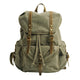 Men's Retro Outdoor Large Capacity Multi-Pocket Canvas Backpack