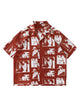 Portrait Pattern Short-sleeved Shirt