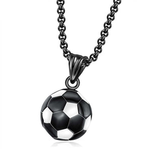 Men's Retro Casual Football Necklace