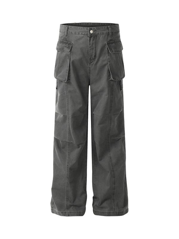 Deconstructed Multi Pocket Cargo Pants