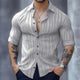 Herren Basic Casual Comfort Langarmhemd