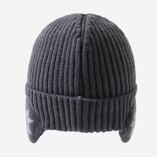 Men's Outdoor Cycling Warm Ear Protection Windproof Knitted Hat