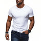 Men's Cotton Blend Crew Neck Short Sleeve T-Shirt
