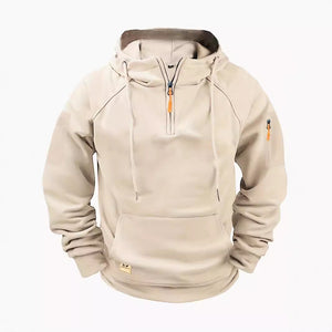 HOODIE-REISSVERSCHLUSS-HOODIE MIT MEHREREN TASCHEN FÜR SPORT UND FREIZEIT