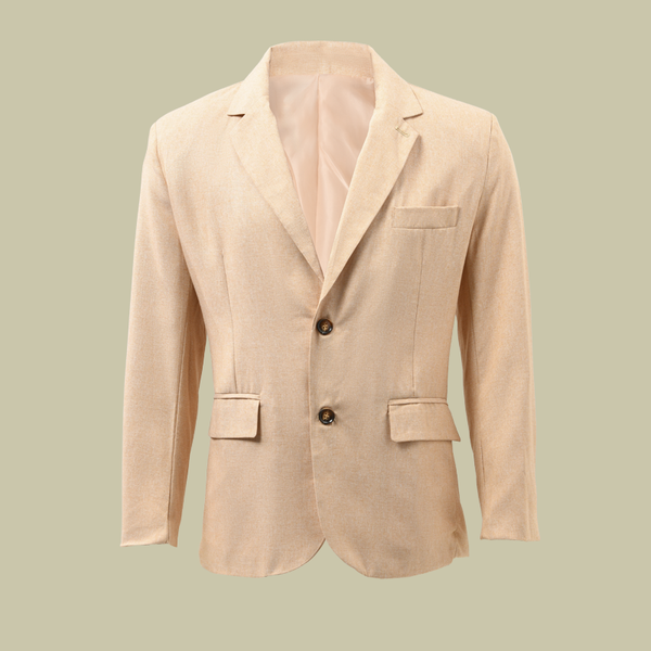 Modischer Herrenblazer mit Revers und zwei Knöpfen