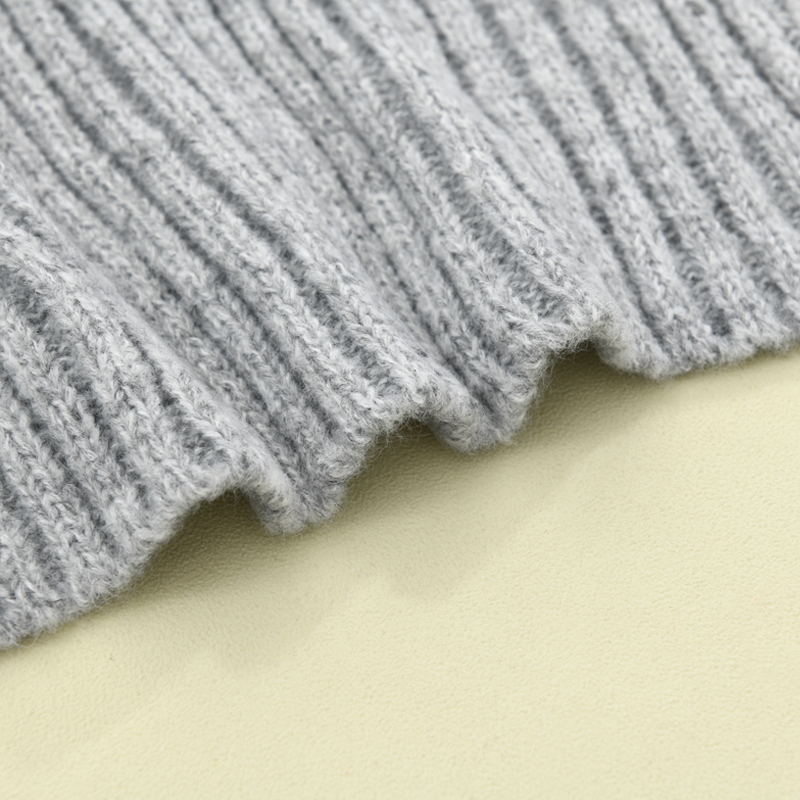 Modischer Herren-Strickpullover mit Stehkragen, einfarbig, gestreift, langen Ärmeln und mittlerer Länge