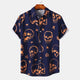 MEN'S CASUAL PRINTED SHORT SLEEVED SHIRT BEACH SHIRT