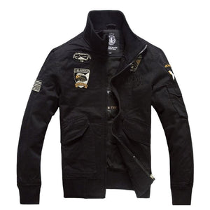 Vintage-Bomberjacke mit Reißverschluss für Herren