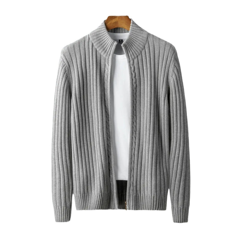 KNITTED SWEATER CARDIGAN SWEATER HIGH-END BUSINESS JACKET