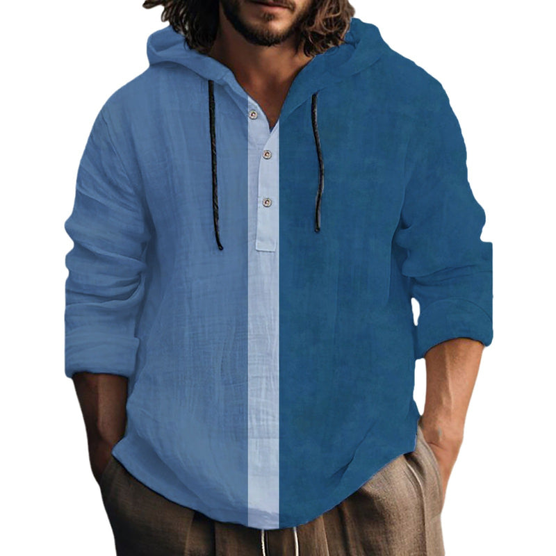 BAMBOO HEMP SHIRT HOODIE LONG SLEEVE HOODIE