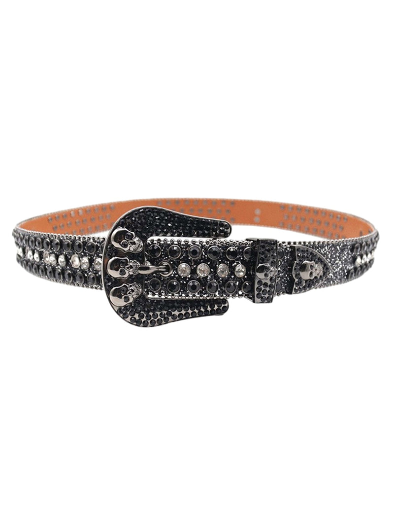 Rhinestone Beaded Belt