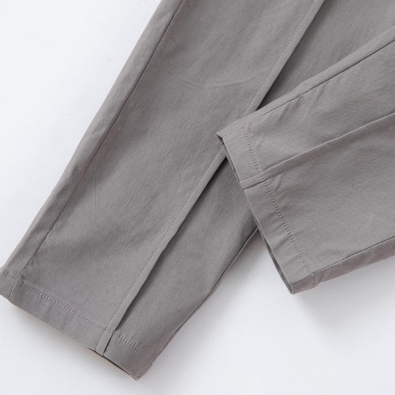 Lässige, einfarbige Herrenhose mit Kordelzug