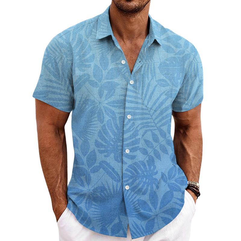 Bedrucktes Hawaii-Kurzarmhemd für Herren