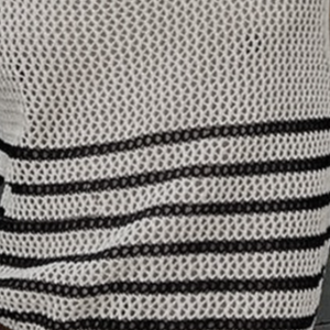 Lässiges Herren-Tanktop mit Rundhalsausschnitt und Hohlstreifen