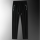 Oversized Men's ice silk sports pants summer quick-drying thin section silky air-conditioned pants loose casual pants straight trousers