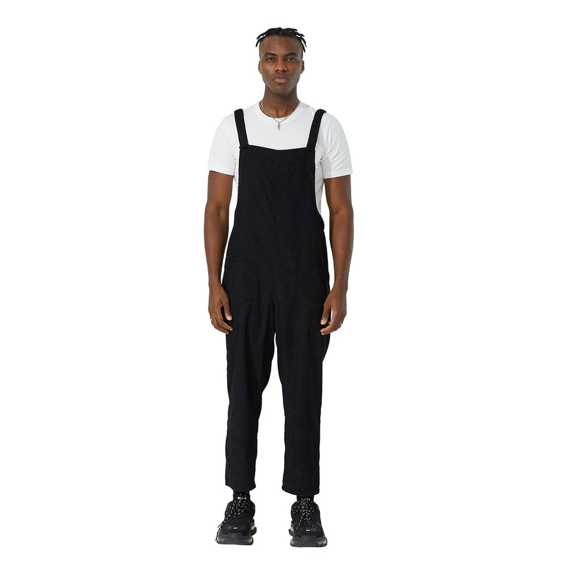 Corduroy Bib Cargo Overalls- Men's