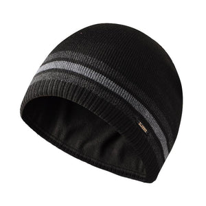 Men's Outdoor Warm Straight Brim Flat Weave Round Top Hat