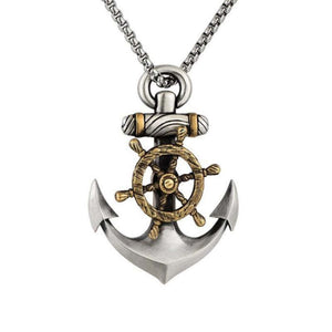 Vintage Casual Anchor Hip Hop Necklace