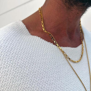 Modisches, einfarbiges T-Shirt mit Rundhalsausschnitt und langen Ärmeln für Herren