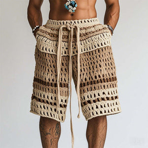Men's Holiday Braided Beach Shorts