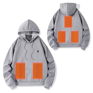 USB HEATED HOODIE, HEATING SUIT, WARM OUTDOOR HOODIE