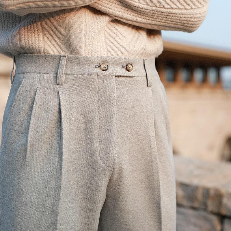 Britische Wollhose für Herren im Herbst und Winter