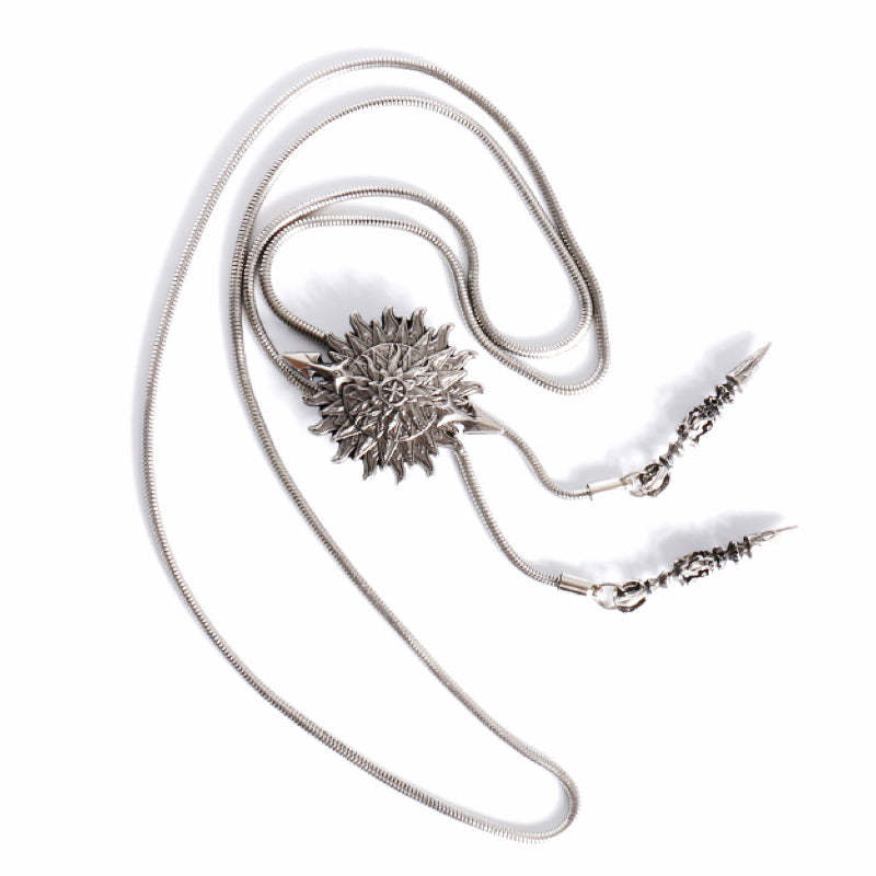 Verstellbare Bolo-Tie-Halskette aus Metall für Herren