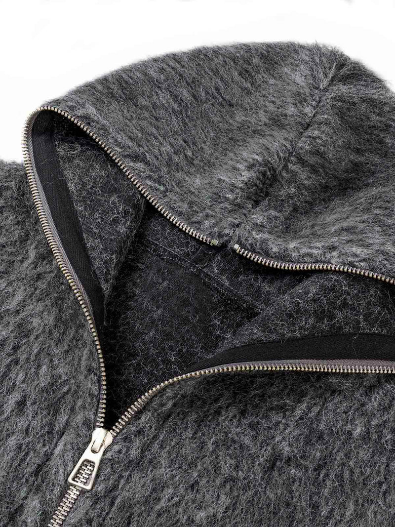 Mohair Full Zip Jacket