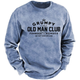 Grumpy Old Man Club COTTON Sweatshirt-Personalized