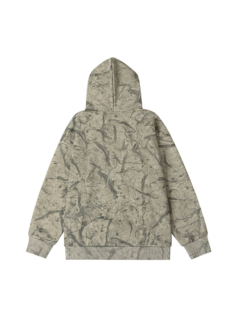 Camouflage Pullover Fleece Hoodie