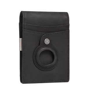 Men's Practical Air Tag Leather Wallet