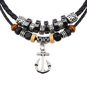 Retro Casual Ethnic Style Anchor Necklace