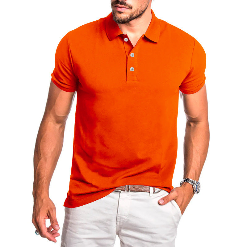 MEN'S POLO NECK SHORT SLEEVED POLO