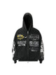 Washed Racing Zip Up Hoodie