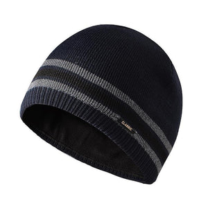 Men's Outdoor Warm Straight Brim Flat Weave Round Top Hat