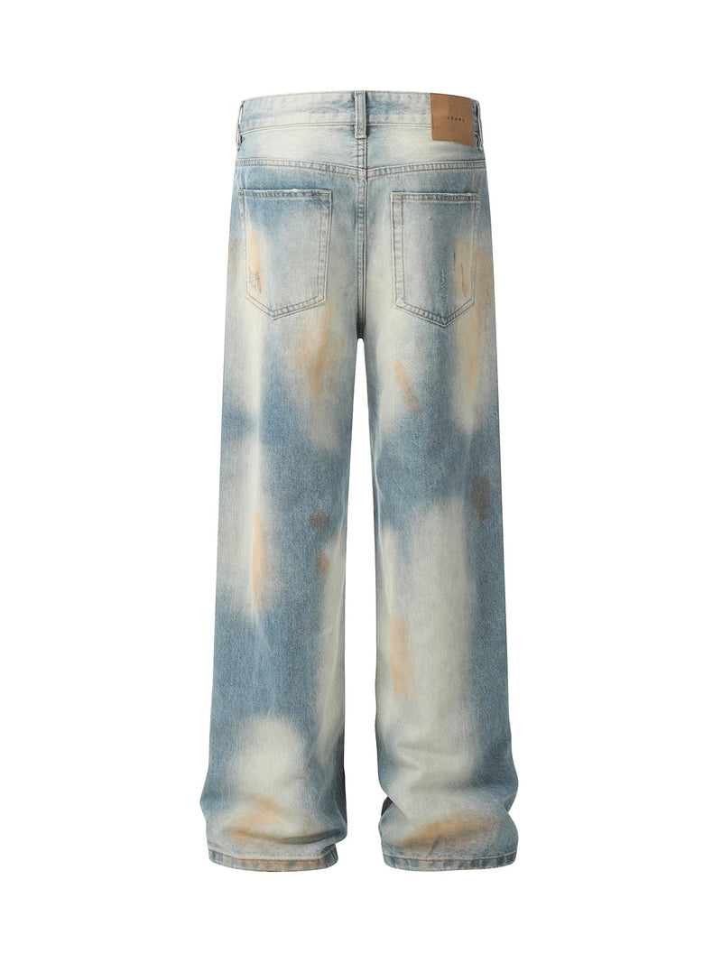 Distressed Street Hip-Hop Jeans