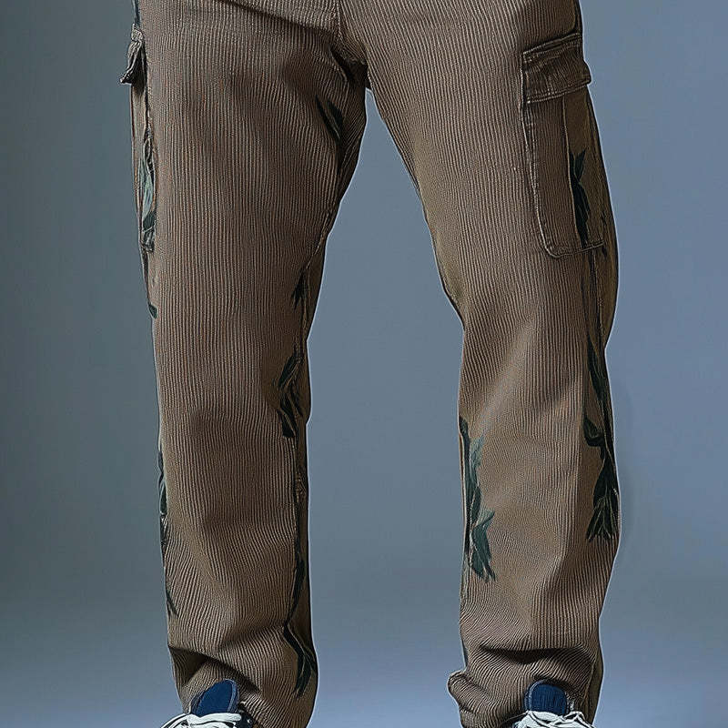 Herren Frühlingsmode Retro Bedruckte Freizeithose