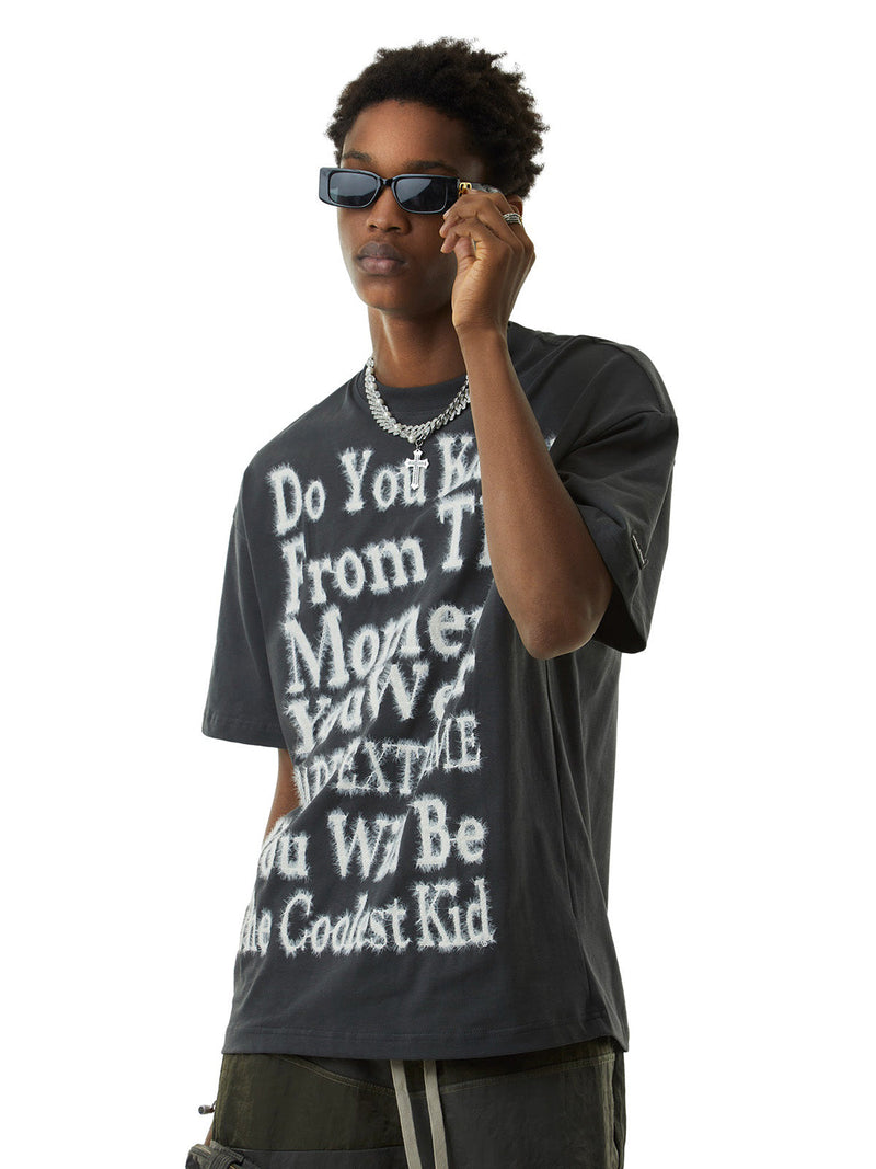 Furry Funny Slogan Street Rap T-shirt