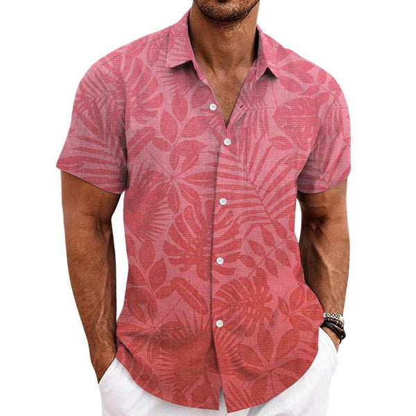 Bedrucktes Hawaii-Kurzarmhemd für Herren