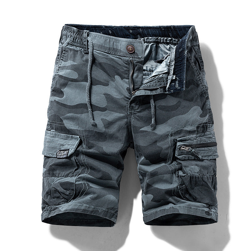 CAMO STREET OUTDOOR WORK WEAR COTTON SHORTS