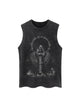 Retro Washed Holy Sword Judgment Vest