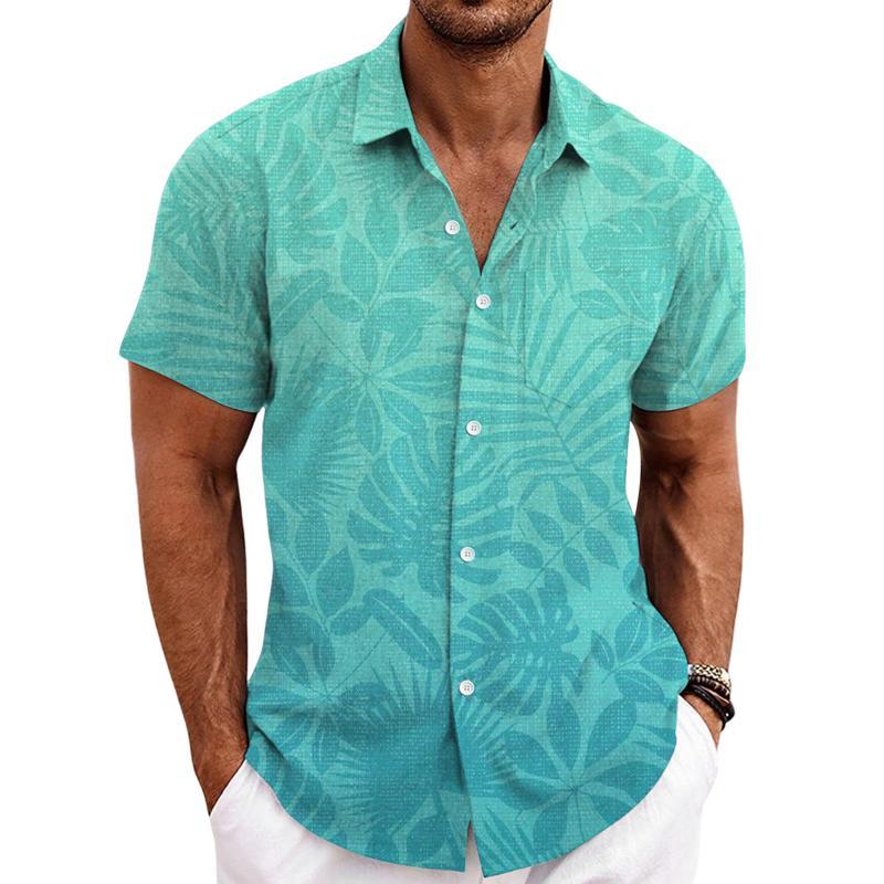 Bedrucktes Hawaii-Kurzarmhemd für Herren