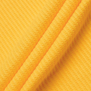 Lässiges Poloshirt mit Waffelmuster und langen Ärmeln für Herren 