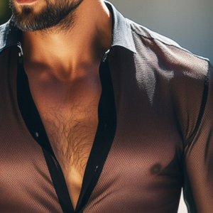 Lässiges, cooles Langarmhemd mit Revers für Herren