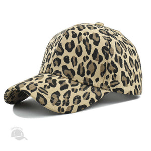 Herren-Cap im Retro-Look mit Leopardenmuster