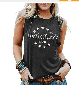 1776 PRINTED WOMEN'S TANK TOP