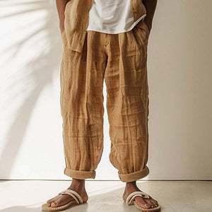 Men's Breathable Solid Color Casual Pants
